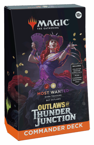 Magic Outlaws of Thunder Junction Commander Deck Most Wanted