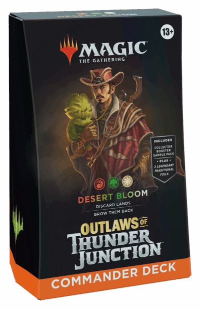 Magic Outlaws of Thunder Junction Commander Deck Desert Bloom