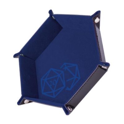 Piste de Dés D20 Bleu Foncé
