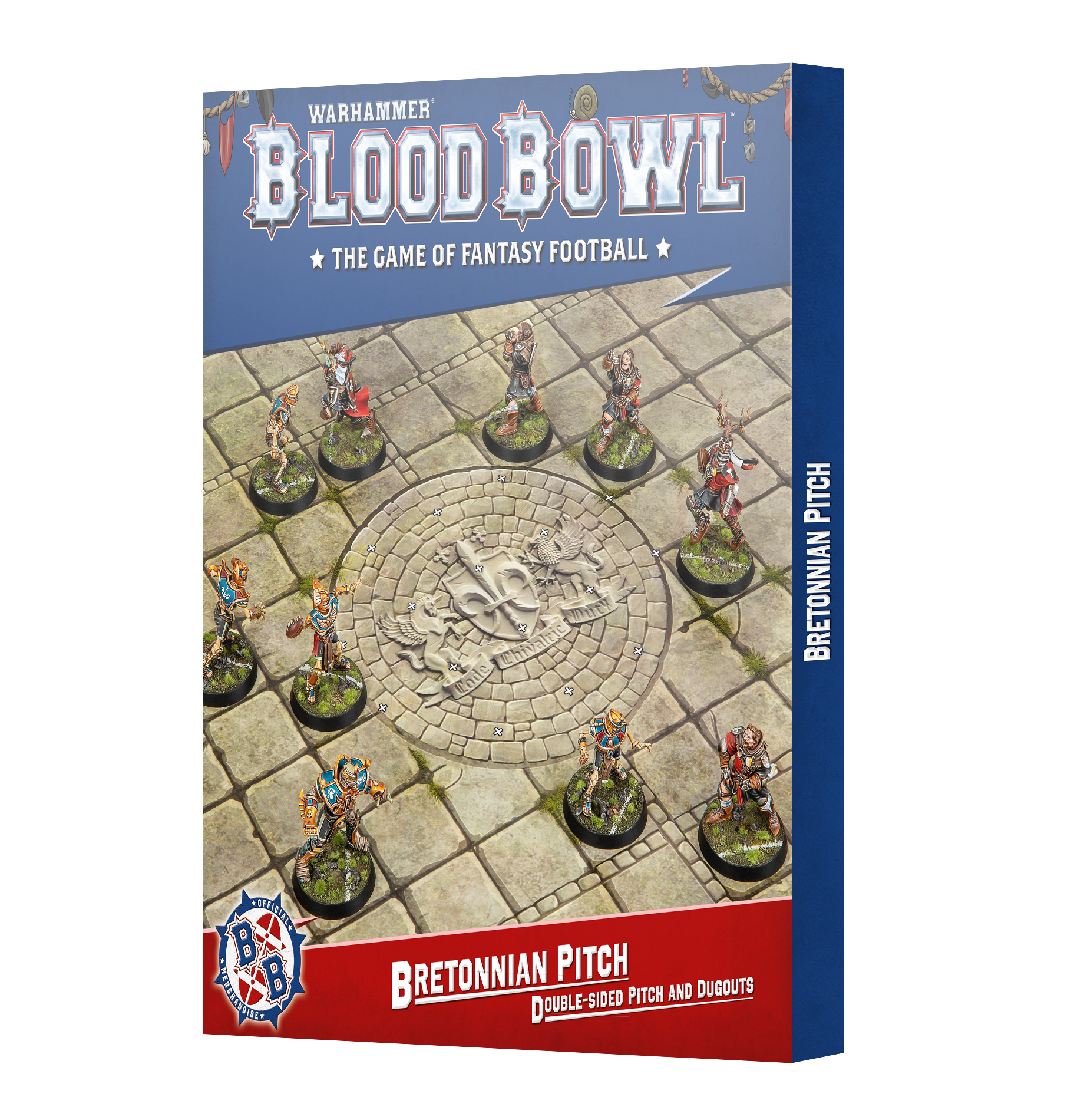 Blood Bowl Bretonnian Pitch & Dugouts