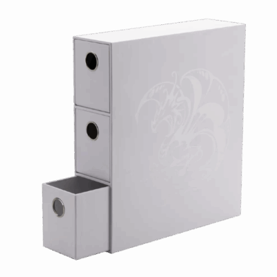 Boite de rangement Dragon Shield Fortress XL Vertical Blanc