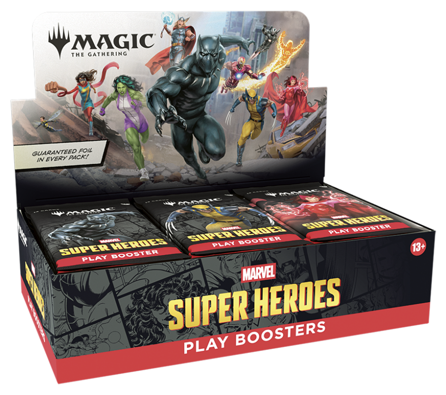 Magic Marvel Super Heroes Booster Display