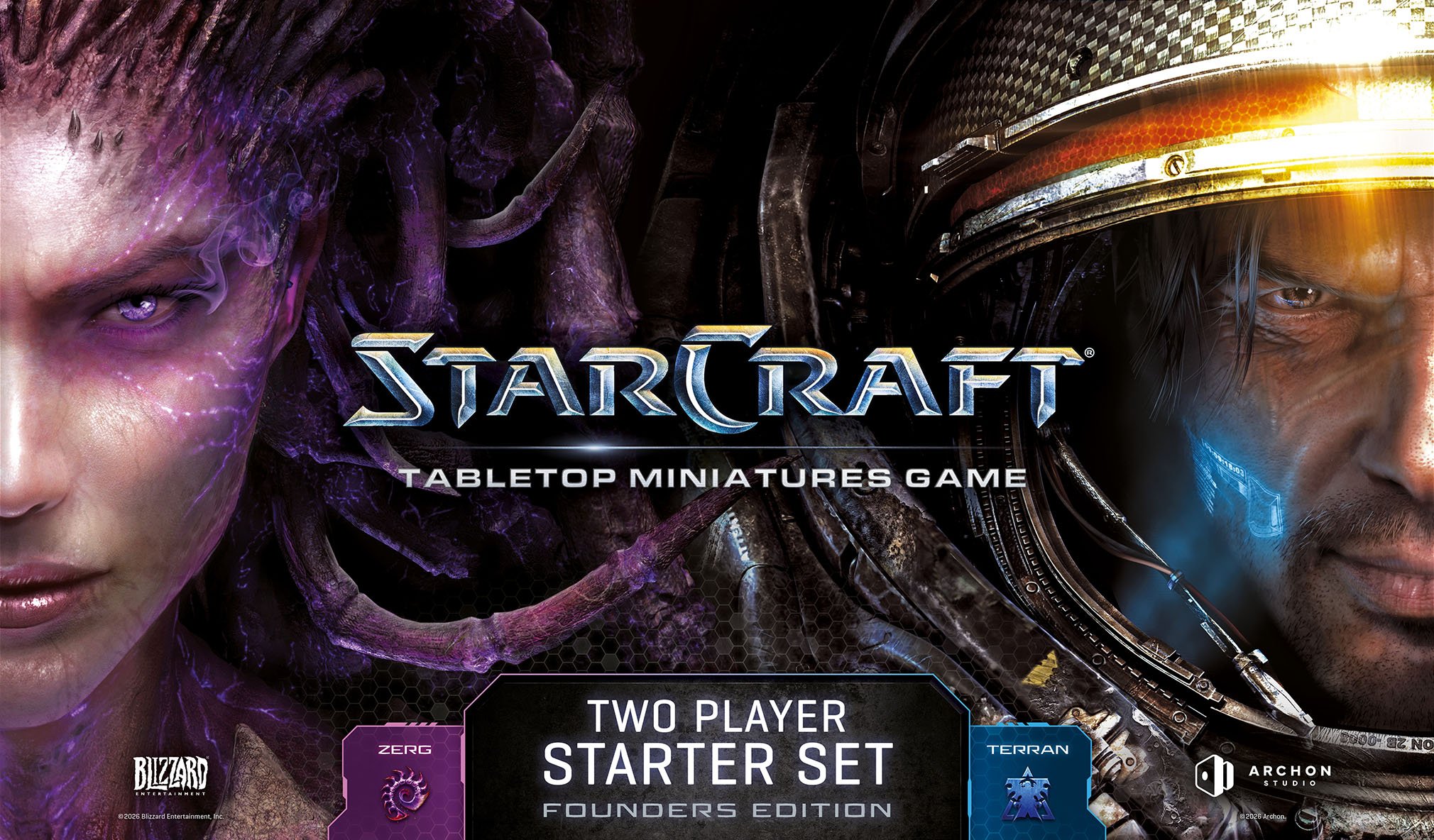 Starcraft The Miniatures Game Starter Set Founders Edition
