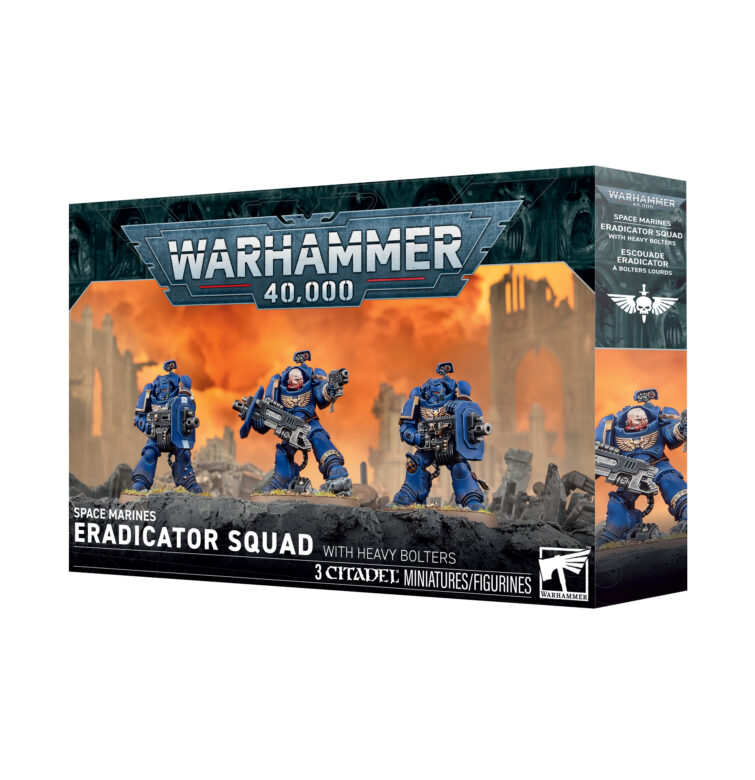 Space Marines Eradicator Squad with Heavy Bolter