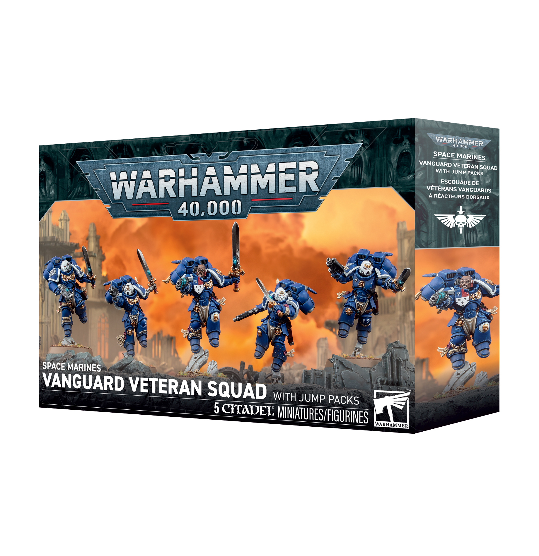 Space Marines Vanguard Veteran with jump pack